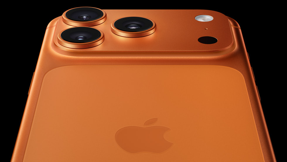 Close-up of the iPhone 17 Pro rear camera plateau